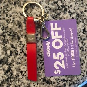Kate spade bow tie key chain